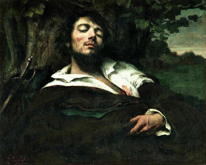 Gustave Courbet Wounded Man oil painting picture